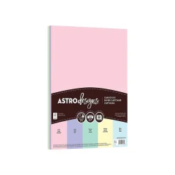 Neenah Paper Card Stock<Astrodesigns 65 lb. Cardstock Paper, 8.5" x 11", Pastel Assortment, 50 Sheets/Pack (91803)