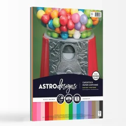 Neenah Paper Card Stock<Astrodesigns 65 lb. Cardstock Paper, 8.5" x 11", Starter Pack, 72 Sheets/Pack (46407-02)