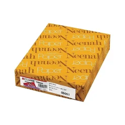 Neenah Paper Resume Paper<Classic 8.5"W x 11"L Writing Papers, 24 lbs., 97 Brightness, 500/Ream (06051)