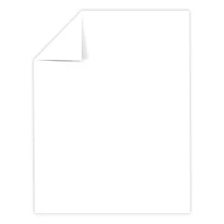 Neenah Paper Card Stock<Neenah Bright White 65 lb. Cardstock Paper, 8.5" x 11", Bright White, 250 Sheets/Pack (91904/92904)