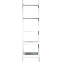 Nexxt Shelving<FN16950-2 Hadfield 5-Tier Leaning Wall Shelf, White