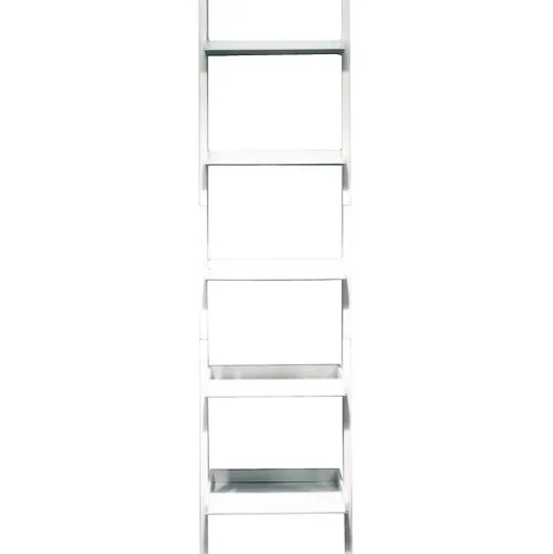 Nexxt Shelving<FN16950-2 Hadfield 5-Tier Leaning Wall Shelf, White