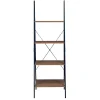 Niche Bookcases<Soho 4 Shelf 72"H Ladder Bookcase, Urban Walnut (NSBC7224UW)
