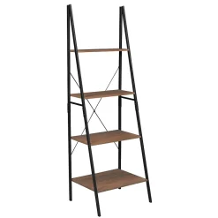 Niche Bookcases<Soho 4 Shelf 72"H Ladder Bookcase, Urban Walnut (NSBC7224UW)