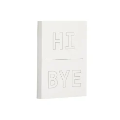Post-it Post-It Notes<Noted by ® Grey Hi and Bye Notes, 2.9" x 4", 100 Sheets/Pad (NTD5-34-HB)