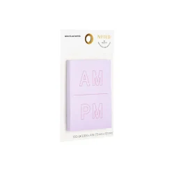 Post-it Post-It Notes<Noted by ® Lilac A.M. and P.M. Notes, 2.9" x 4", 100 Sheets/Pad