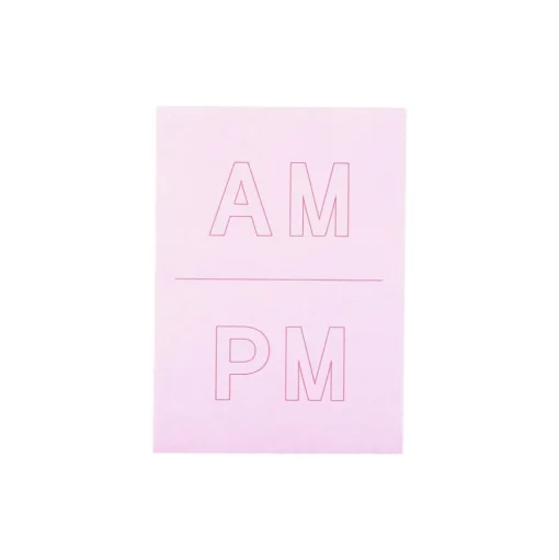 Post-it Post-It Notes<Noted by ® Lilac A.M. and P.M. Notes, 2.9" x 4", 100 Sheets/Pad