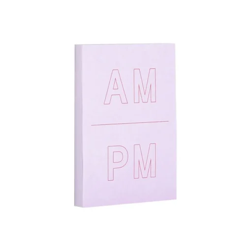 Post-it Post-It Notes<Noted by ® Lilac A.M. and P.M. Notes, 2.9" x 4", 100 Sheets/Pad
