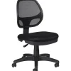 Offices to go Office Chairs<Armless Mesh Task Chair, Black (OTG11642B)