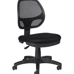 Offices to go Office Chairs<Armless Mesh Task Chair, Black (OTG11642B)