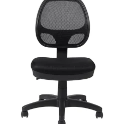 Offices to go Office Chairs<Armless Mesh Task Chair, Black (OTG11642B)