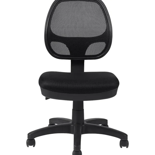 Offices to go Office Chairs<Armless Mesh Task Chair, Black (OTG11642B)