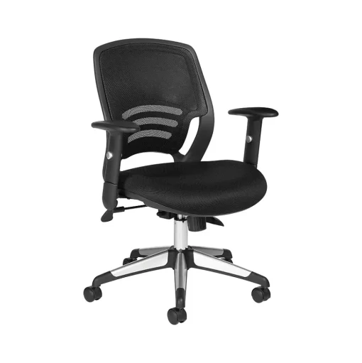 Offices to go Office Chairs<Fabric Manager Chair, Mesh Black (OTG11686B)