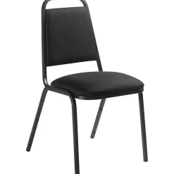Offices to go Folding & Stacking<Fabric Upholstery Stacking Chair, Black, 2/Carton (OTG11934QL10)