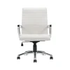 Offices to go Office Chairs<Luxhide Executive Chair, White (OTG11730BL28)