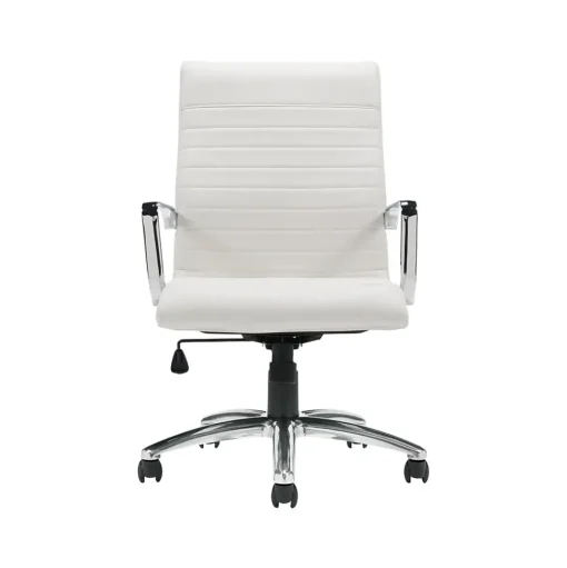 Offices to go Office Chairs<Luxhide Executive Chair, White (OTG11730BL28)