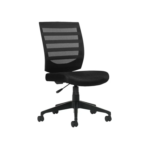 Offices to go Office Chairs<Mesh Back Fabric Task Chair, Black (OTG11922B)