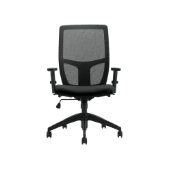 Offices to go Office Chairs<Mesh Back Luxhide Task Chair, Black (OTG3191BL20)
