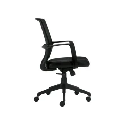 Offices to go Office Chairs<Mesh Back Luxhide Conference Chair, Black (OTG13026B)