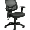 Offices to go Office Chairs<Mesh Back Managers Chair, Black, Adjustable Arms (OTG11514B)