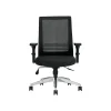 Offices to go Office Chairs<Mesh Back Patterned Fabric Task Chair, Black (OTG11325B)