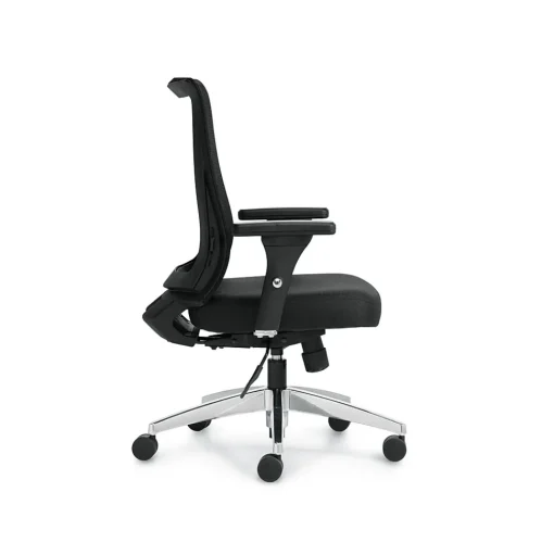 Offices to go Office Chairs<Mesh Back Patterned Fabric Task Chair, Black (OTG11325B)