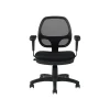 Offices to go Office Chairs<Mesh Fabric Manager Chair, Black (OTG11647B)
