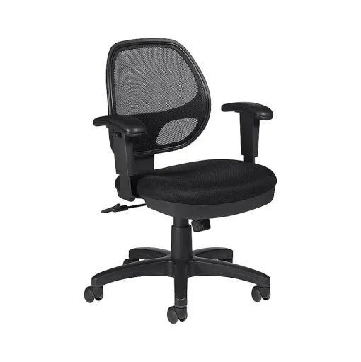 Offices to go Office Chairs<Mesh Fabric Manager Chair, Black (OTG11647B)