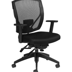 Offices to go Office Chairs<Mesh Multi-Function Task Chair with Arms, Black (OTG2803B)