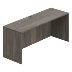 Offices to go Computer Desks<Superior 71" Credenza Desk Shell, Artisan Gray (TDSL7124CSAGL)