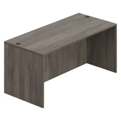 Offices to go Computer Desks<Superior 66" Desk Shell, Artisan Gray (TDSL6630DSAGL)