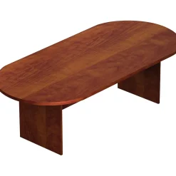 Offices to go Conference Room Tables<Superior 95" Racetrack Conference Table, American Dark Cherry (TDSL9544RSADC)