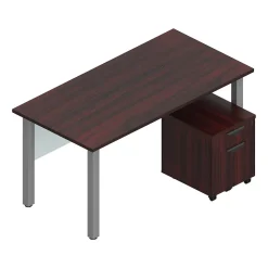 Offices to go Office Desks<Superior 60" Workstation Desk Bundle, American (TDOTG19-AML)