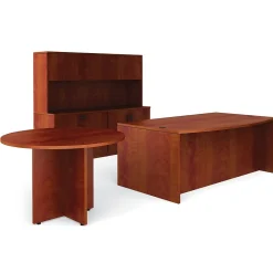 Global Office Desks<Offices to Go Superior Lam Bundle 8, American Dark Cherry Lam, 71" W x 143"L x 29.5"H/71"H, 42"L/W