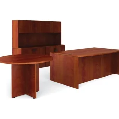 Global Office Desks<Offices to Go Superior Lam Bundle 8, American Dark Cherry Lam, 71" W x 143"L x 29.5"H/71"H, 42"L/W