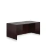 Offices to go Office Desks<Superior Laminate Double Pedestal Desk, BBF/FF, American Mahogany, 29 1/2"Hx71"Wx36"D