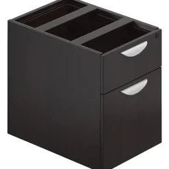 Offices to go File Cabinets<® Superior Laminate Box/File Pedestal, American Espresso, 19"H x 16"W x 22"D