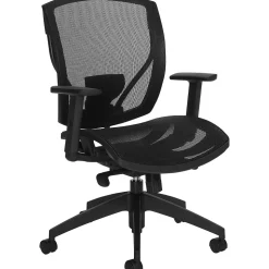 Offices to go Office Chairs<Synchro-Tilter Task Chair, Mesh, Black (TDOTG11310B)