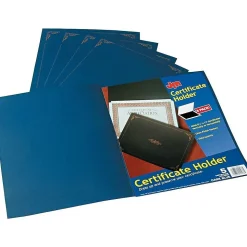 Oxford Awards & Certificates<Certificate Holders, 11.25" x 8.75", Dark Blue, 5/Pack (29900235BGD)