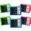 Oxford Index Cards<View Front Spiral Index Cards, 3" x 5", Pack of 6 (ESS73138-6)