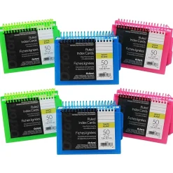 Oxford Index Cards<View Front Spiral Index Cards, 3" x 5", Pack of 6 (ESS73138-6)