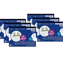 Pacon Classroom Paper<Multi-Program Handwriting Tablet, 40 Sheets, 6/Pack (PAC2484-6)