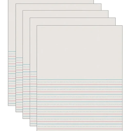 Pacon Classroom Paper<Newsprint Handwriting Paper, 500 Sheets/Pack, 5/Packs (PAC2695-5)