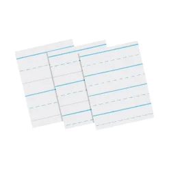Pacon Classroom Paper<Newsprint Storybook 11" x 8-1/2", 5/8" Ruled Long Way, White, 500 Sheets/Pack (PAC2691)