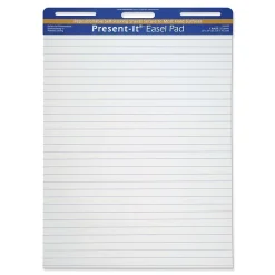 Pacon Easel Paper Pads<Present-It Easel Pad, 25" x 30", Lined, 25 Sheets/Pad (PAC104392)