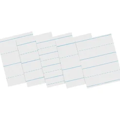 Pacon Classroom Paper<Skip-A-Line Newsprint, 11" x 8.5", Ruled, 500 Sheets/Ream