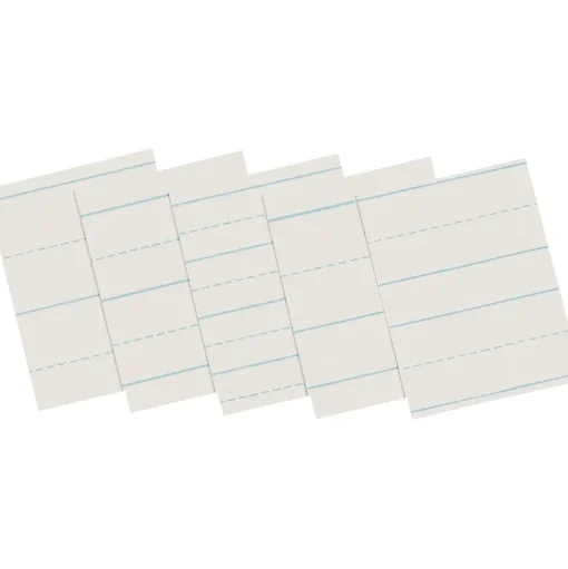 Pacon Classroom Paper<Skip-A-Line Newsprint, 11" x 8.5", Ruled, 500 Sheets/Ream