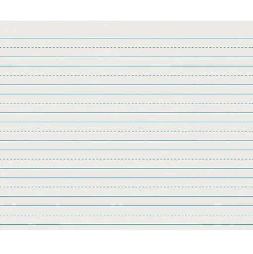 Pacon Classroom Paper<® Skip-A-Line Ruled Newsprint, ¾” Ruled, 11” x 8 ½”, 500 Sheets