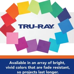 Pacon Construction Paper<Tru-Ray 9" x 12" Construction Paper, Gold, 50 Sheets/Pack, 6/Pack (PAC102997)