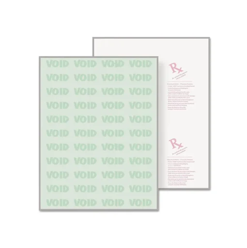 Paris Security & Carbon<DocuGard Advanced 8.5" x 11" Medical Security Paper, 24 lbs., Green, 500 Sheets/Ream (PRB04542)